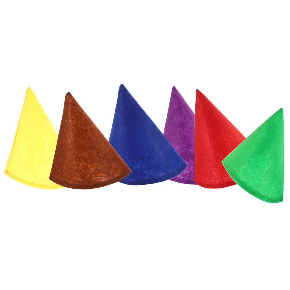 Party Hat Cone - 6 Chapéus de Gnomo em Cone