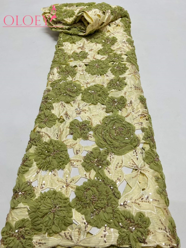 Glitter Tablecloth - Tecido de Renda Africana com Contas