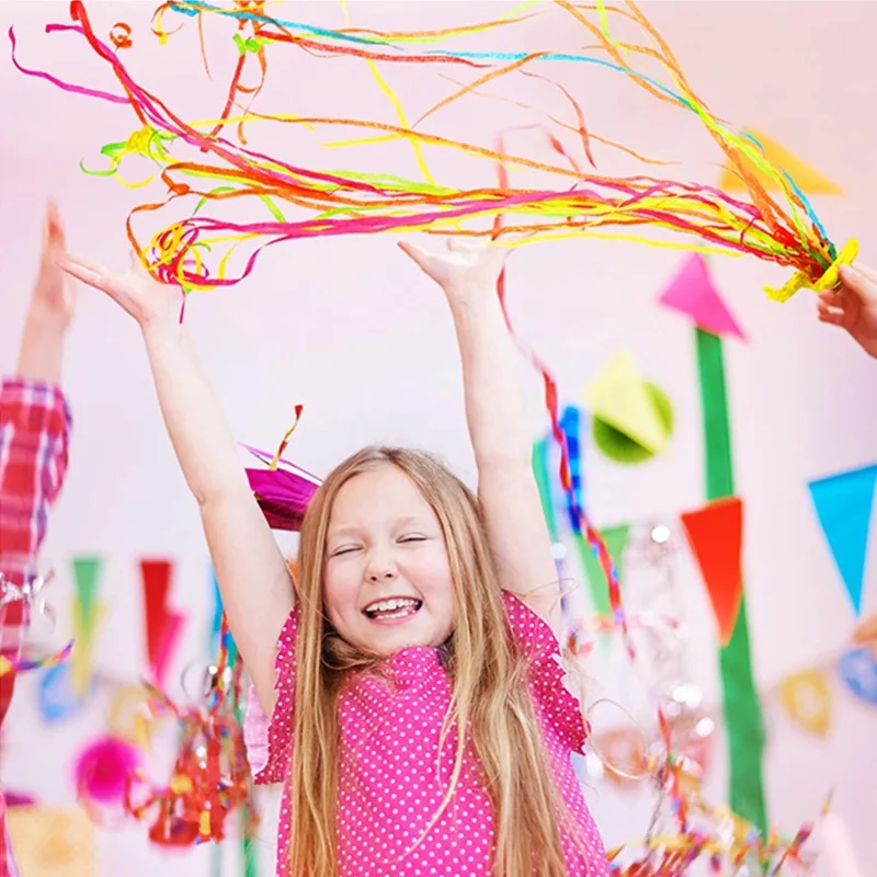 10 pacotes de streamers branco - Confetti Cannon Tube avaliação e preço