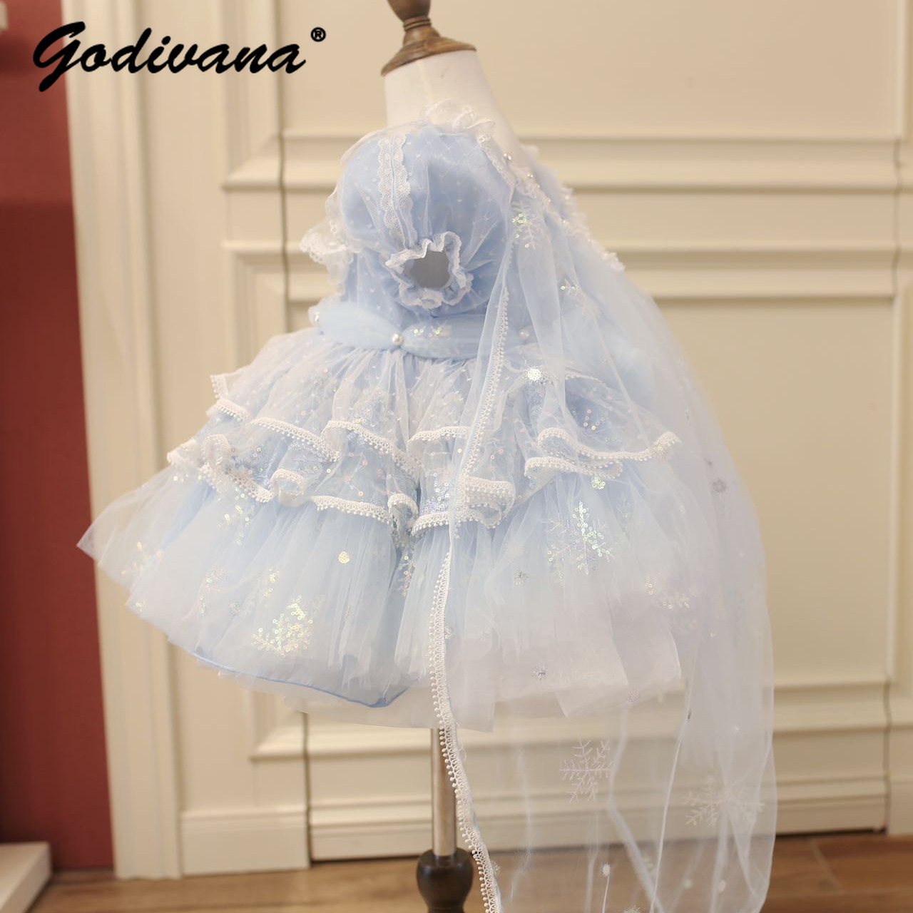Novo Vestido de Festa Infantil - Glitter Tablecloth avaliação e preço
