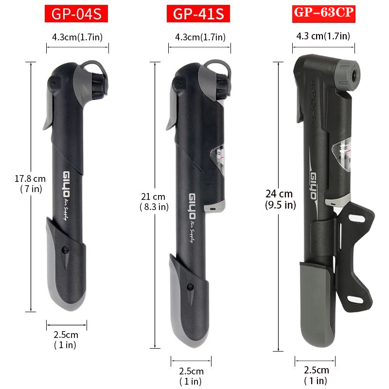 Bomba de Bicicleta GIYO, Mini  - Balloon Pump Hand avaliação e preço